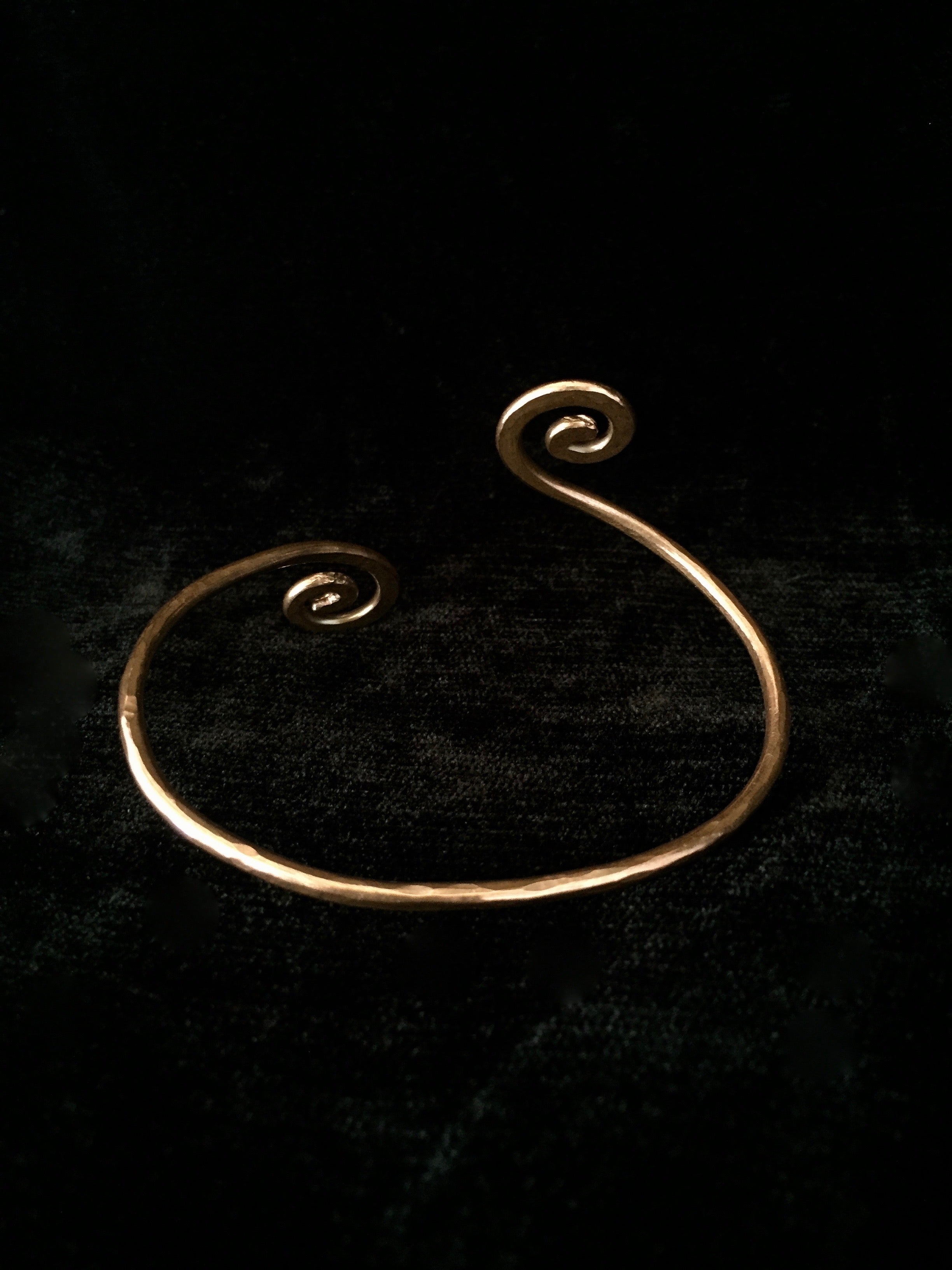 Copper Spiral Bracelet