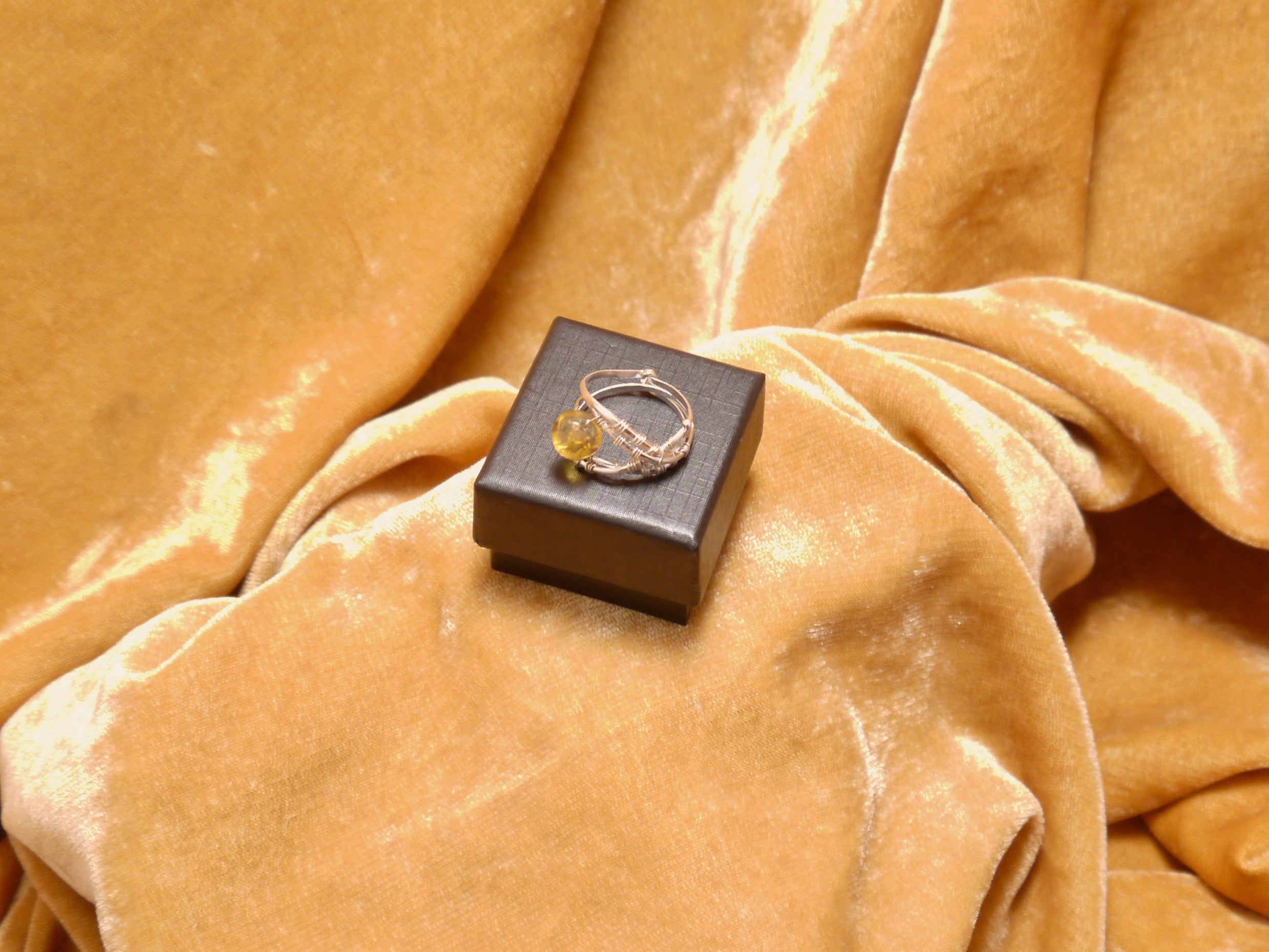 Ancient Sap Amber Ring